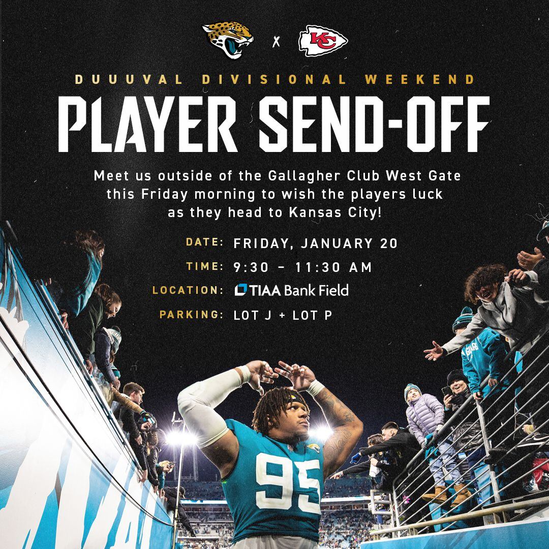 Jaguars in the playoffs: Send off the team before they head to
