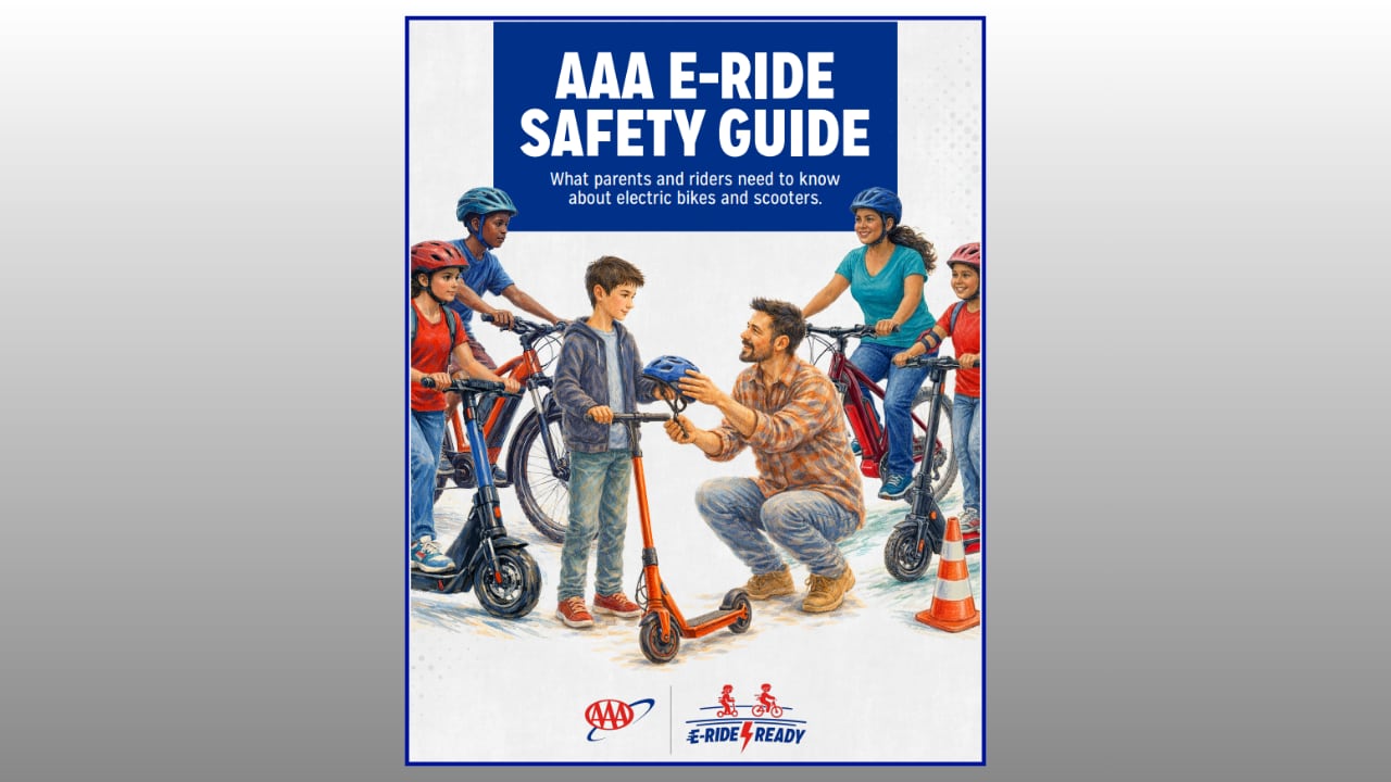 AAA launches campaign to address rising e-bike, e-scooter accidents among young riders