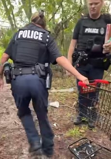 JSO Shopping Cart Roundup Cleans Up Jacksonville Streets